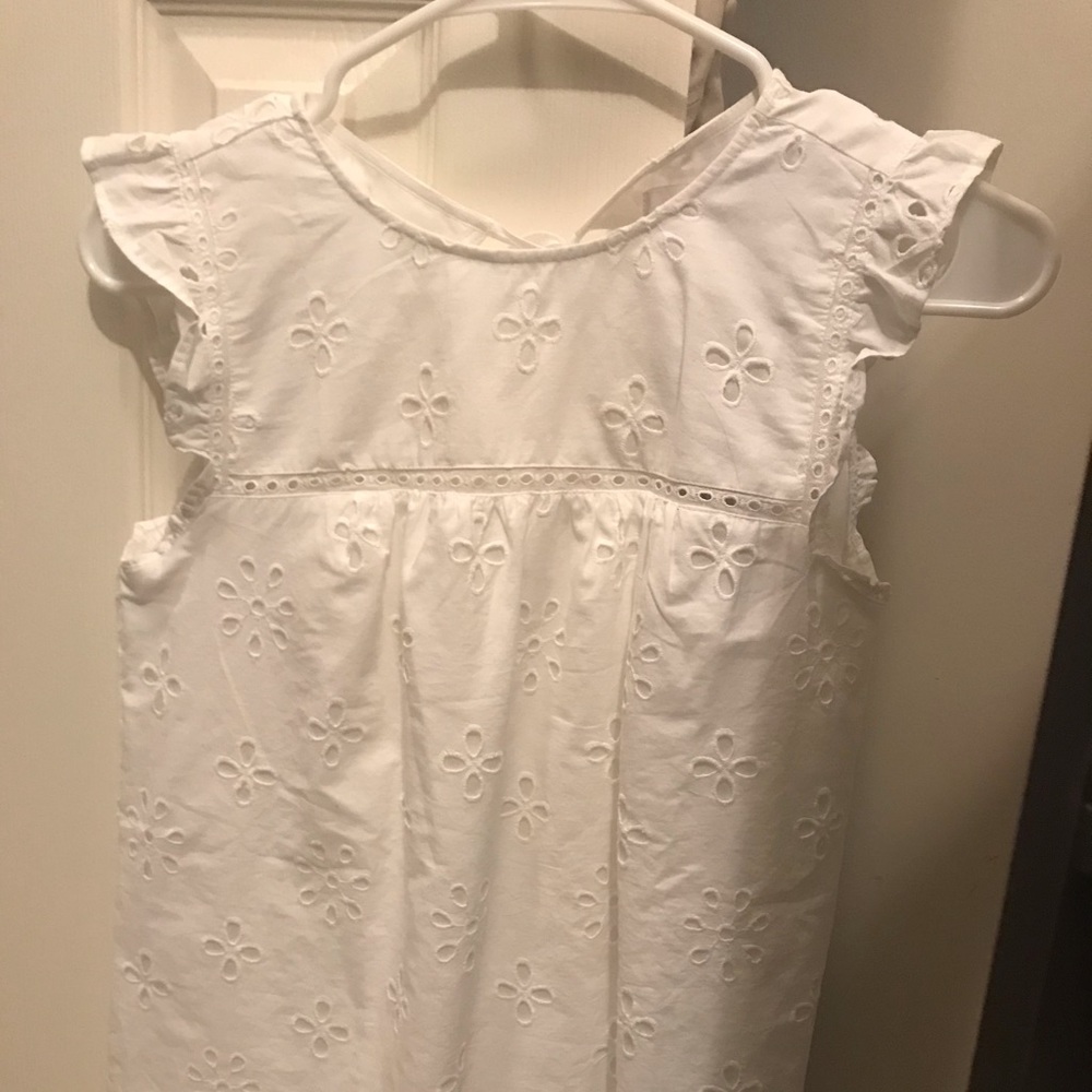 Loft White eyelet top